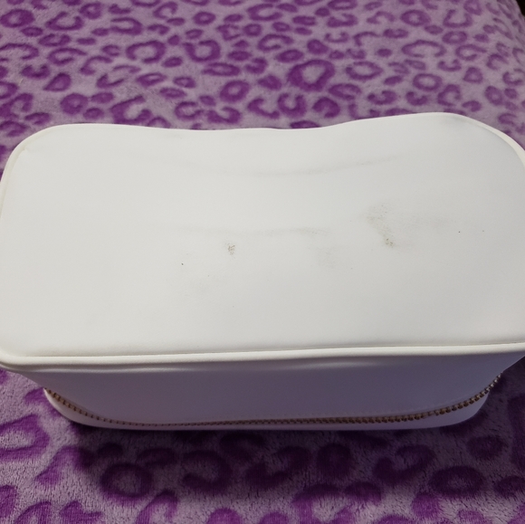 NWT Stoney Clover White and Clear Makeup Bag Lg - Picture 5 of 9